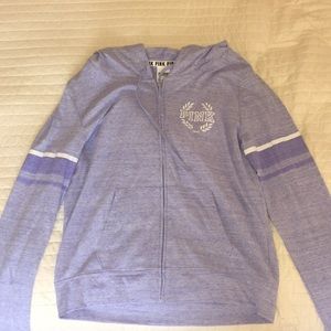 PINK light purple full zip jacket